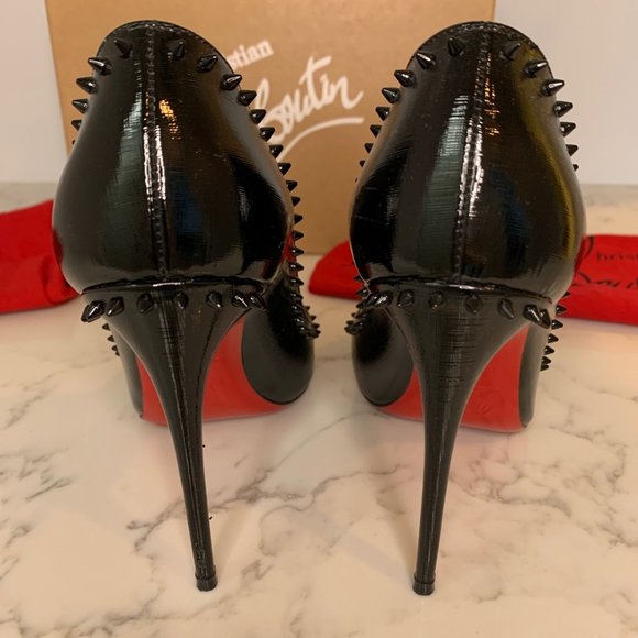Christian Louboutin Black Anjalina Pumps